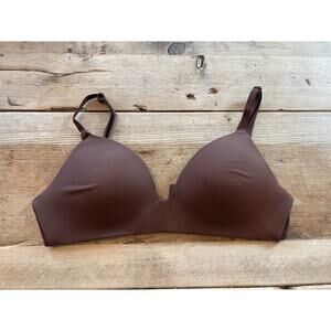 Victoria's Secret PINK Ganache Brown 32C Wear Everywhere Push Up Wireless Bra